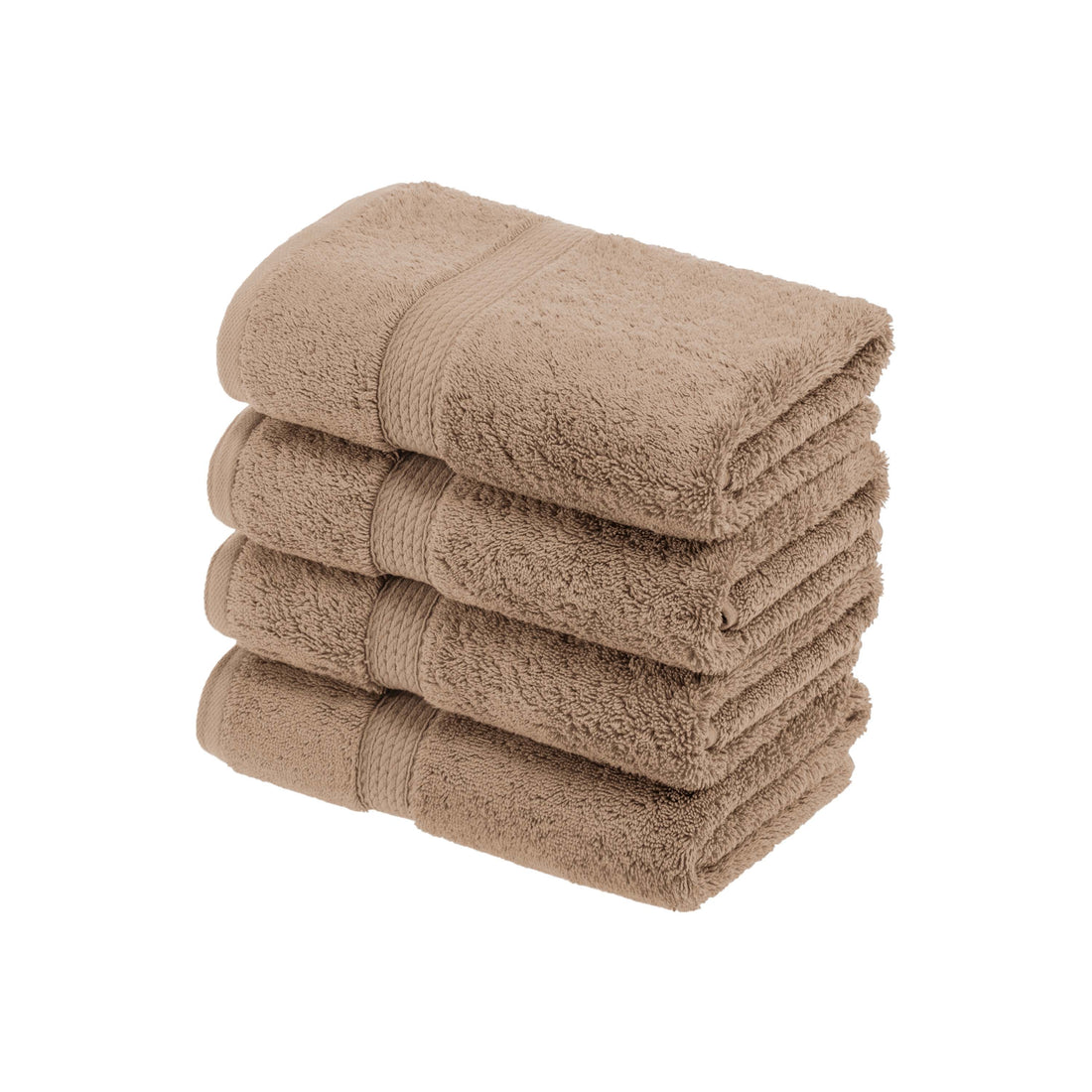 Egyptian Cotton Hand Towels 4-Piece Plush Set by Madison