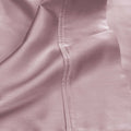 Lavender 530 Thread Count Egyptian Cotton Sateen sheet hem and stitching detail close-up