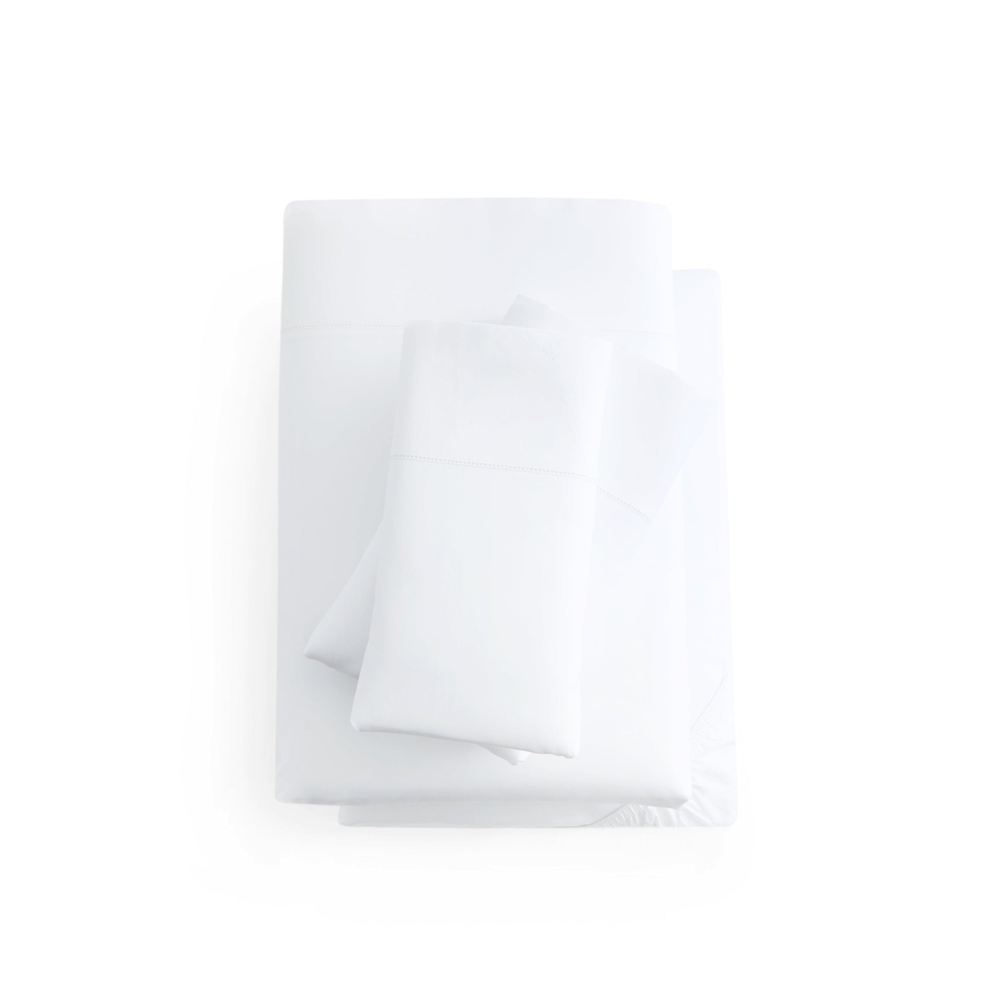 WOVEN ITALIAN ARTISAN SHEET SET - WHITE - beddingbag.com