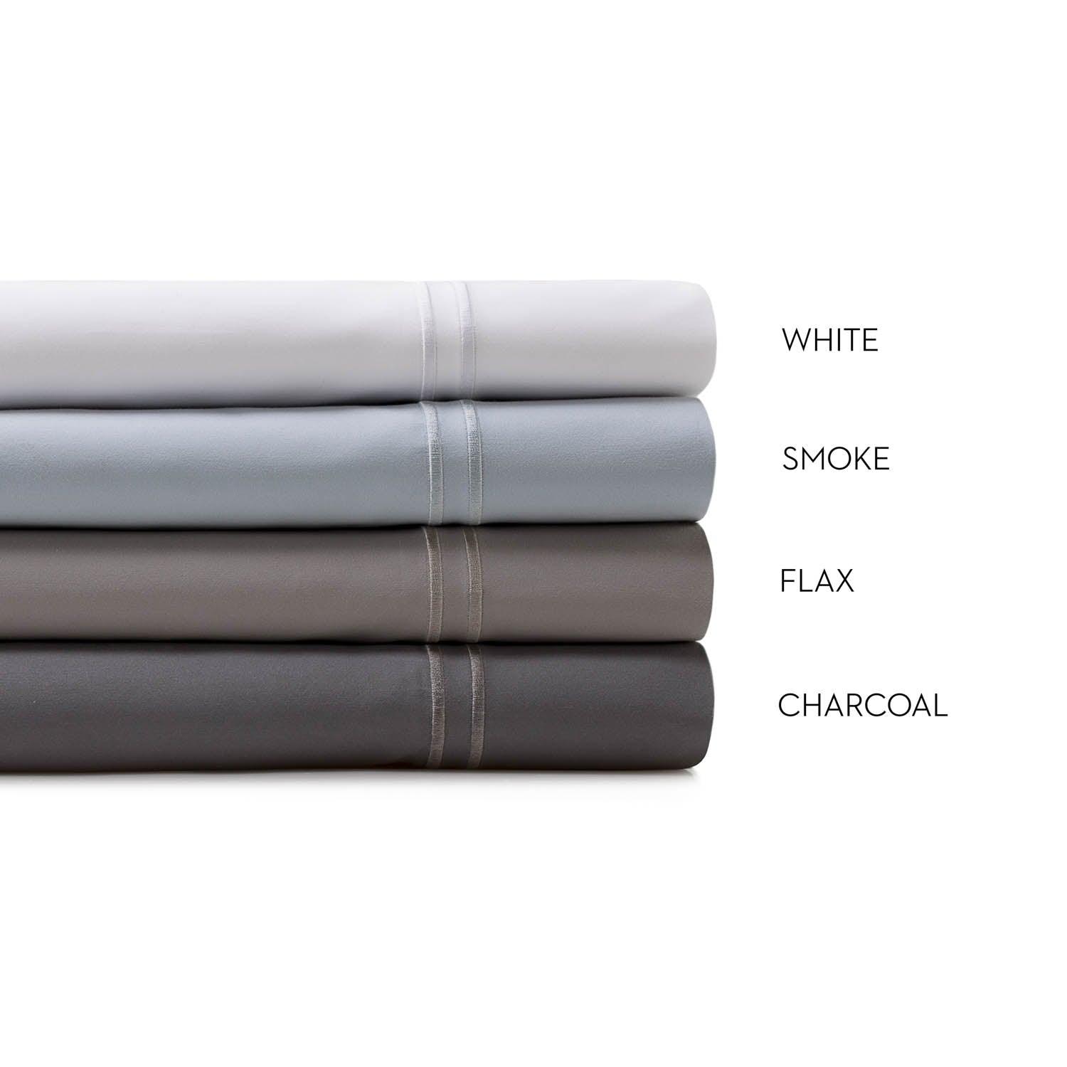 WOVEN SUPIMA COTTON SHEETS - SMOKE - beddingbag.com