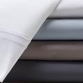 WOVEN SUPIMA COTTON SHEETS - WHITE - beddingbag.com