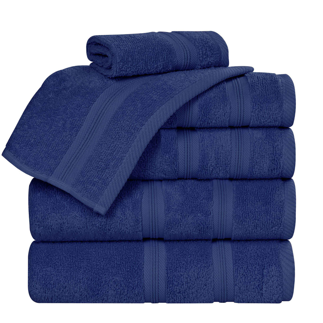 Smart Dry Zero-Twist Cotton Towel Set 6 Piece
