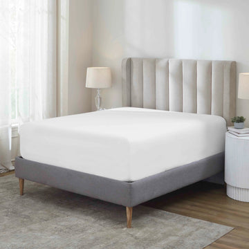 Pavo 100% Cotton 700 Thread Count Fitted Sheet - 18" & 20" Extra Deep Pocket Options for USA homes