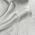 Platinum 530 Thread Count Egyptian Cotton Sateen sheet hem and stitching detail close-up