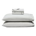 Platinum 600 Thread Count Cotton Blend Bed Sheet Set Imperia embroidered hem product layout stack.