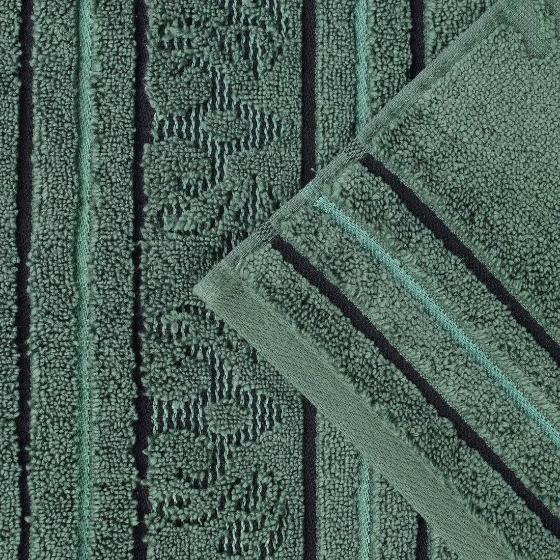 Sadie Zero Twist Cotton Jacquard Elegant Floral Motif Absorbent Hand Towel, Set of 6