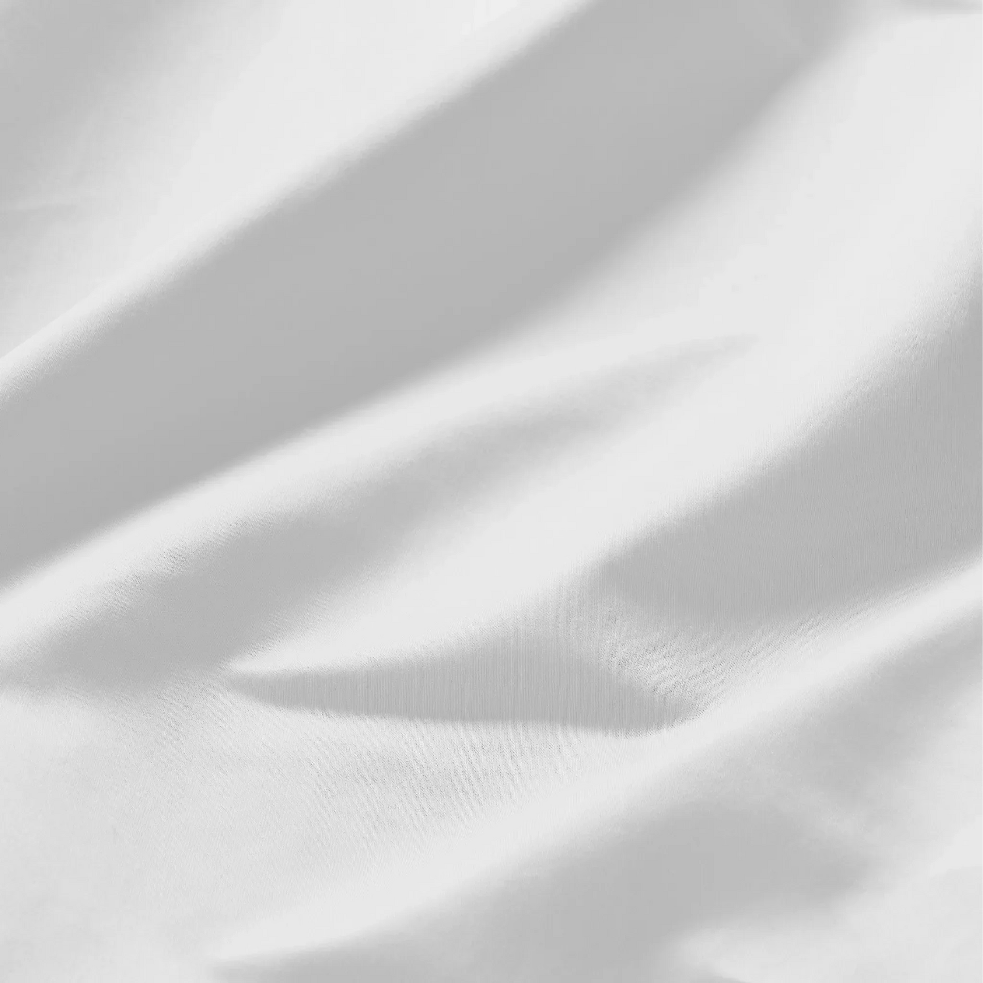 Texture detail of white Egyptian Cotton Sateen 650 Thread Count sheets