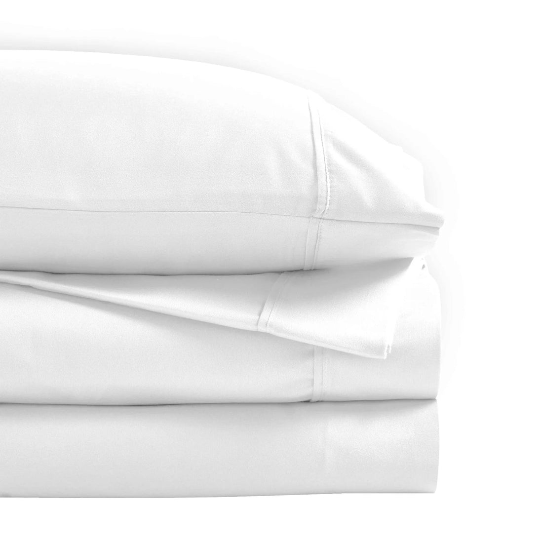 1200 Thread Count Cotton Rich Bed Sheet Set Solid Deep Pocket