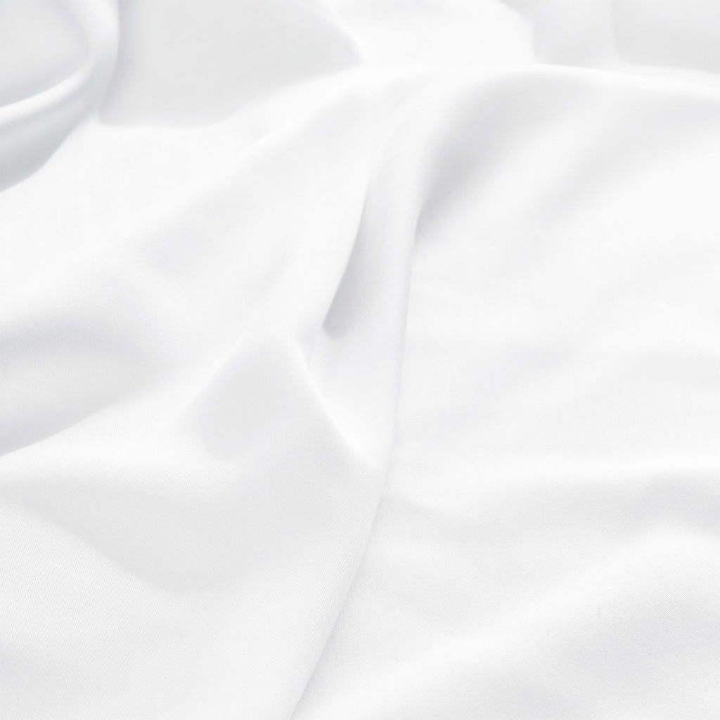White 300 Thread Count Modal Sheets Set made from beechwood close-up fabric texture