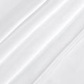 White 700 Thread Count Egyptian Cotton Sateen sheet hem and stitching detail close-up