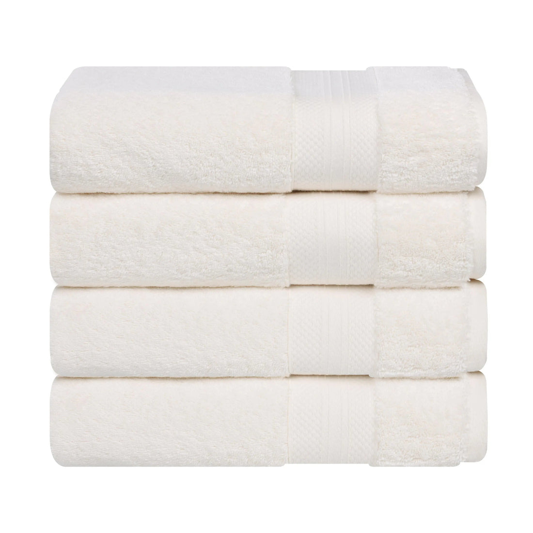 Turkish Cotton Heavyweight Bath Towel Set 4-Piece - Aria