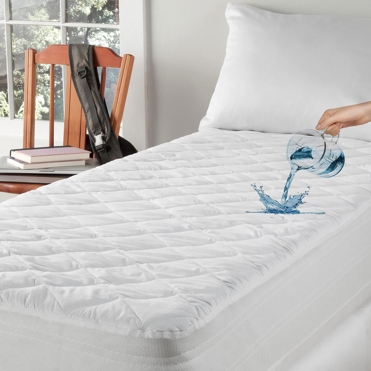 Twin XL Waterproof Hypoallergenic Mattress Pad