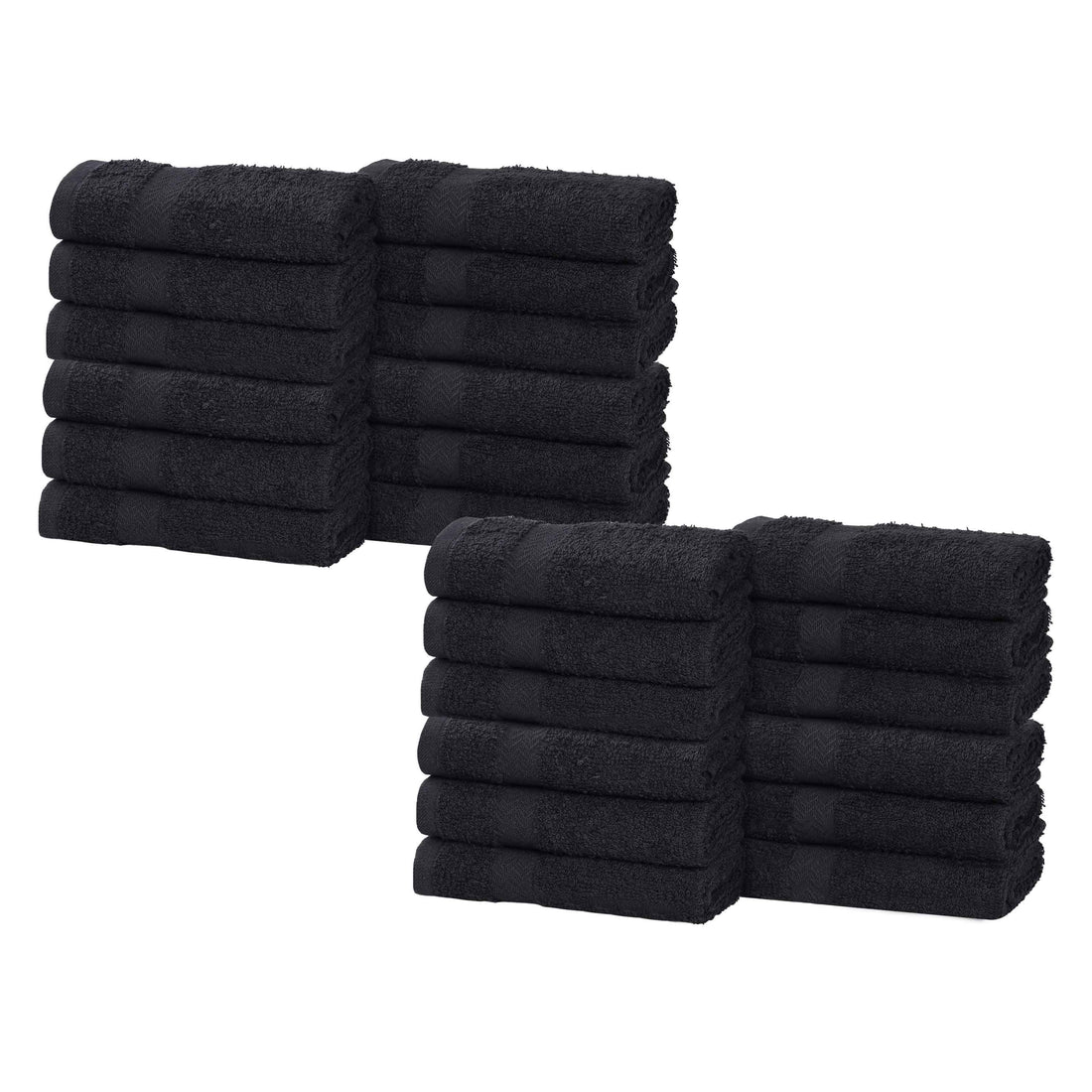 Cotton Face Towel Set 24-Piece - Franklin