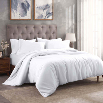 300 Thread Count Egyptian Cotton Solid Duvet Cover