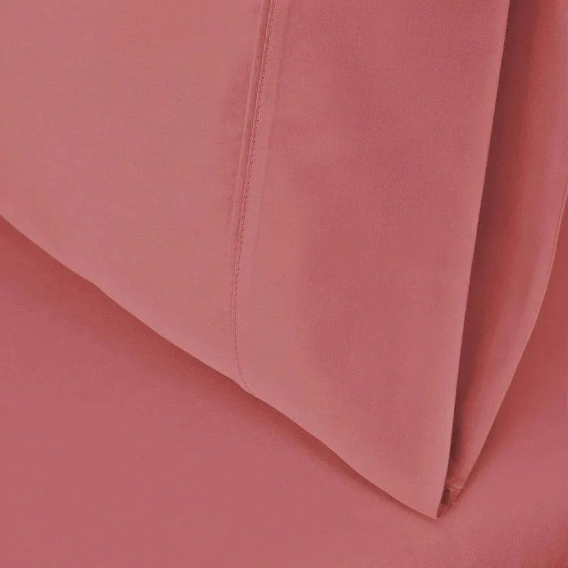 Egyptian Cotton 530 Thread Count Solid Bed Pillowcase Set