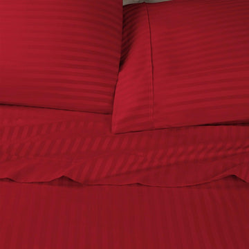 Egyptian Cotton 600 Thread Count Striped Pillowcase Set