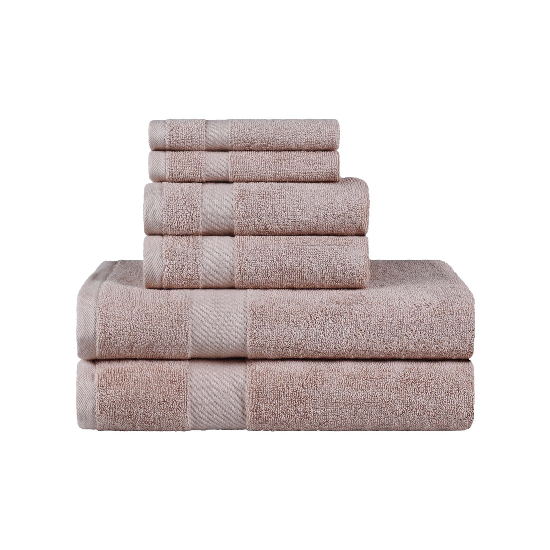 Egyptian Cotton Kendell Plush Towel Set 6 Piece