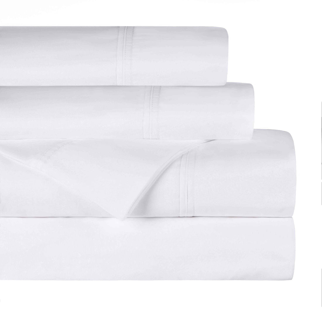 Gina Organic Cotton 300 Thread Count Percale Flat Bed Sheet