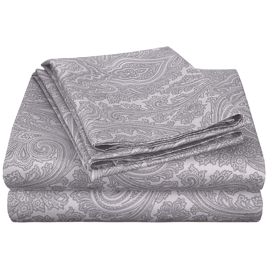 600 Thread Count Paisley Cotton Sheets - Deep Pocket