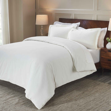 100% Cotton Flannel Solid Fuzzy Warm Duvet Cover Set