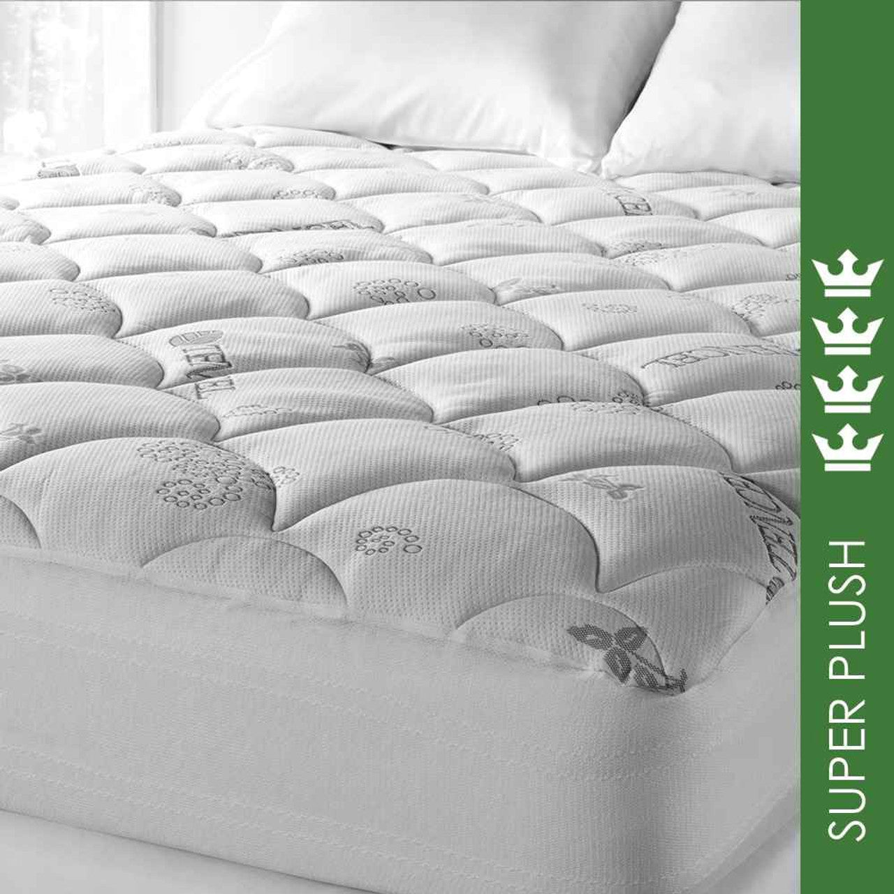 Spa Luxe® TENCEL® Blend Cool Touch Plush Mattress Pad