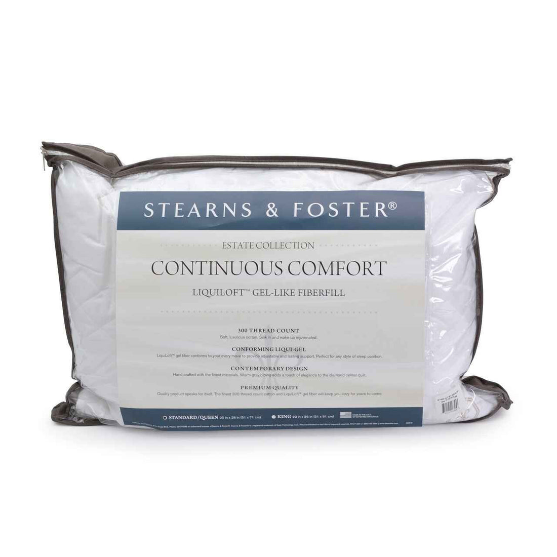 Stearns & Foster LiquiLoft Comfort Pillow